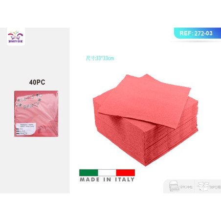 INGROSSO ARTICOLI DI NATALE TOVAGLIOLI 30X40 PUNTA A PUNTA 8000766272033 ACCESSORI NATALIZI PER LA TAVOLA TOVAGLIOLI NATALIZI