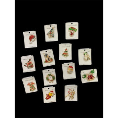 INGROSSO ARTICOLI DI NATALE SPILLA NATALE STRASS 6876459300206 DECORAZIONI NATALIZIE OGGETTISTICA NATALIZIA