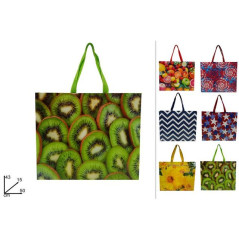 INGROSSO CASALINGHI BORSA SPESA 50X43X15 PLASTIFICATA FANT. 8034048621813 ARTICOLI PER LA CASA BORSE SPESA