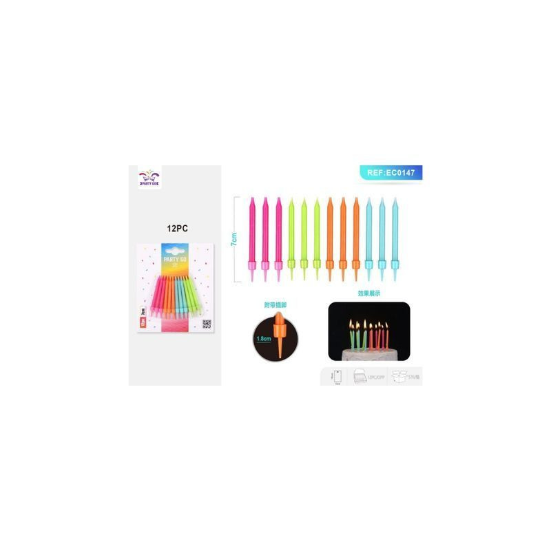 CANDELA 4 COLORE MISTO 7CM 12PC EAN 8058617580974 INGROSSO CANDELE COMPLEANNO CANDELA 4 COLORE MISTO 7CM 12PC EAN 8058617580974 INGROSSO CANDELE COMPLEANNO