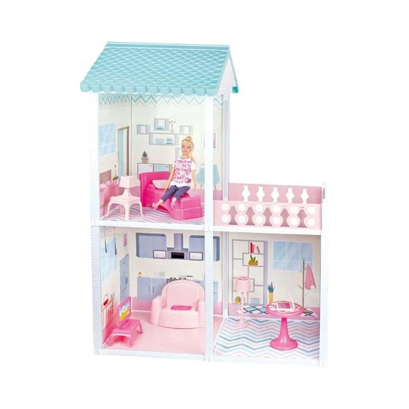 VILLETTA CON 3 STANZE - CITY LIFE EAN 8017293444154 INGROSSO ACCESSORI PER BAMBOLE