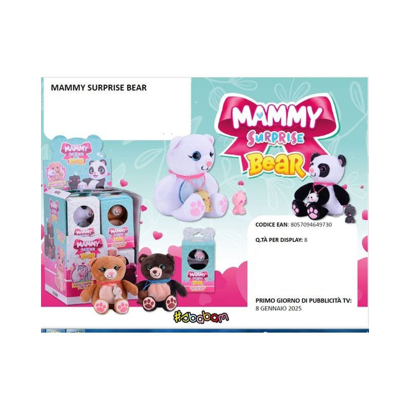 MAMMY SURPRISE BEARS EAN 8057094649730 INGROSSO GIOCHI DA EDICOLA MAMMY SURPRISE BEARS EAN 8057094649730 INGROSSO GIOCHI DA EDICOLA