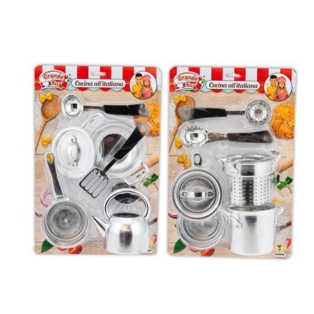 INGROSSO GIOCATTOLI SET PENTOLE CON ACCESSORI GRANDE CHEF 8017967800163 GIOCHI E GIOCATTOLI GIOCHI DA EDICOLA