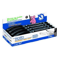 INGROSSO CARTOLERIA TRATTO MARKER PEN OHP PUNTA FINE NERO 8000825806872 PENNE REFIL MARCATORI EVIDENZIATORI PENNARELLI MARKER