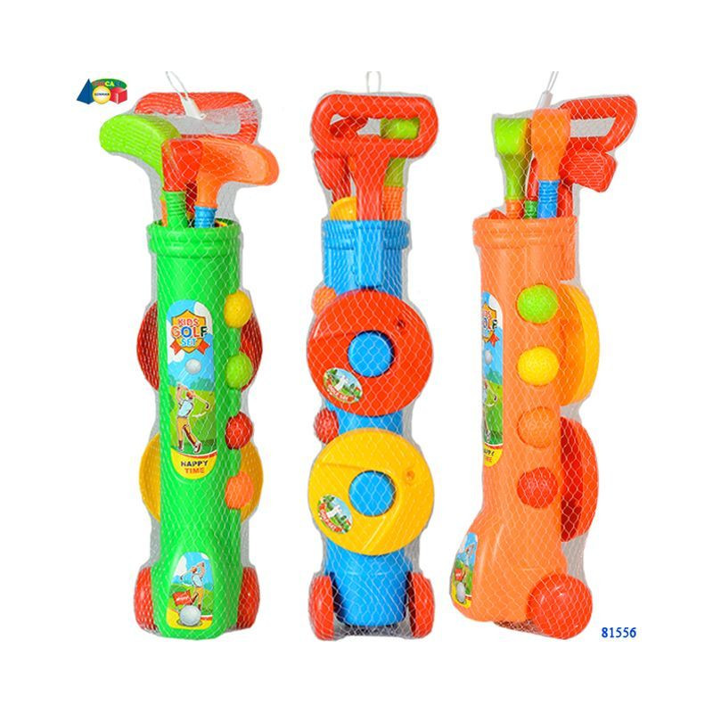 CARRELLO GOLF 3 MAZZE 2 BUCHE 4 PALLINE EAN 8057438020980 INGROSSO ARTICOLI SPORTIVI