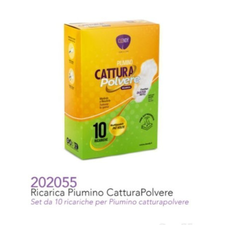 RIC. PIUMINO PROF. MULTISTENDER 10 PZ. EAN 8033532103811 INGROSSO ACCESSORI PULIZIA