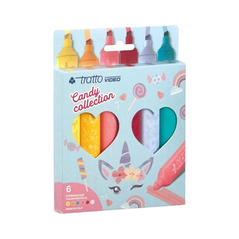 TRATTO VIDEO CANDY COLLECTION EAN 8000825063602 INGROSSO EVIDENZIATORI