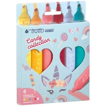 TRATTO VIDEO CANDY COLLECTION EAN 8000825063602 INGROSSO EVIDENZIATORI