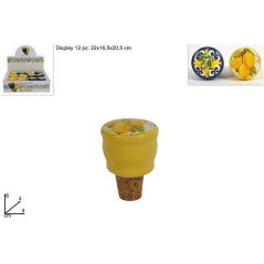 INGROSSO CASALINGHI TAPPO SUGHERO C/CERAMICA LIMONI 2ASS 8034048523612 ACCESSORI CUCINA ACCESSORI CUCINA