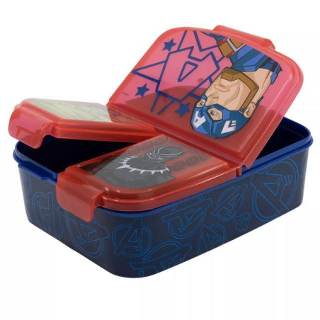 INGROSSO PORTAPRANZO C/COMP. 17X19X7 AVENGERS 8412497741205 PORTAMERENDE CONTENITORI PER ALIMENTI