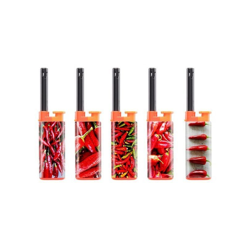 ACCENDIGAS ATOMIC BBQ MINI PEPERONI (25) EAN 80005520 INGROSSO ACCENDIGAS