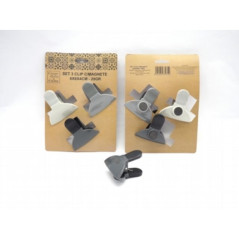 INGROSSO CASALINGHI SET 3 CLIP C/MAGNETE 6X6X4CM - 20GR 8021029379719 ATTREZZI CUCINA ACCESSORI CUCINA