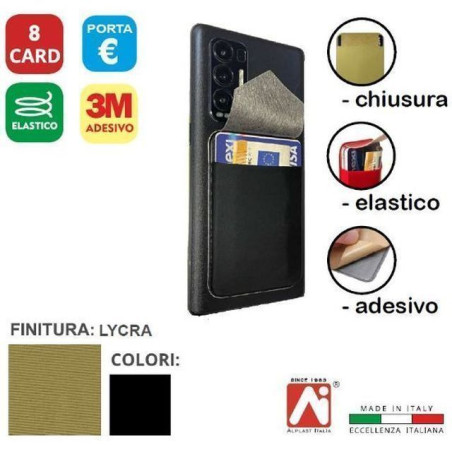 INGROSSO CARTOLERIA AI-POCKET NERO (24) 8015915001501 ARTICOLI PER TABACCHERIE PORTA DOCUMENTI TASCABILI