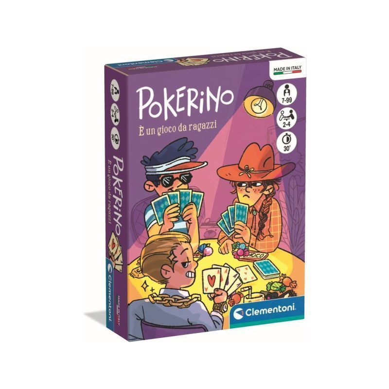 POKERINO CLEMENTONI 16659 EAN 8005125166596 INGROSSO GIOCHI DI SOCIETA