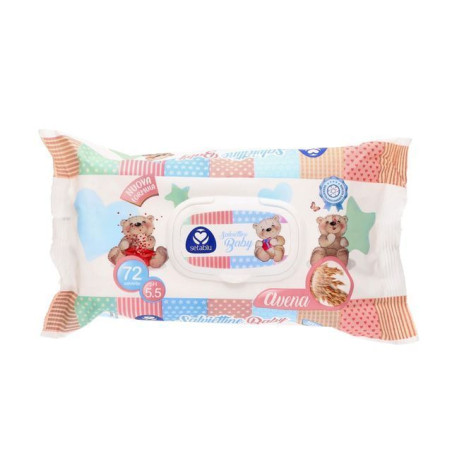 INGROSSO PROFUMERIA SALVIETTE BABY AVENA 72PZ MADE IN ITALY 8054794034583 PRODOTTI PUERICOLTURA DETERGENTI E SALVIETTE