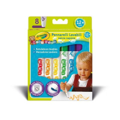 INGROSSO CARTOLERIA COLORI FIBRA MINI KIDS PZ.8 5010065083247 PENNARELLI MATITE COLORATE TEMPERE PENNARELLI