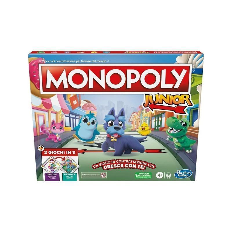MONOPOLY JUNIOR 2 GIOCHI IN 1 EAN 5010996134820 INGROSSO GIOCHI DI SOCIETA