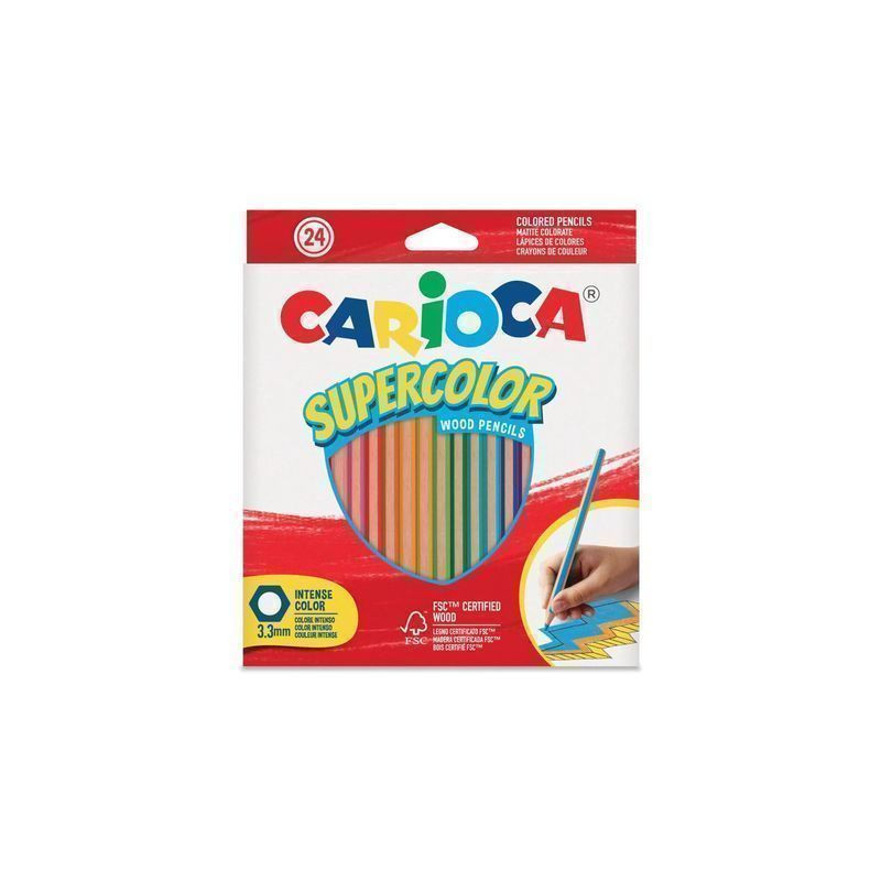 MATITE COLORATE SUPERCOLOR PZ.24 CARIOCA EAN 8003511433932 INGROSSO MATITE COLORATE MATITE COLORATE SUPERCOLOR PZ.24 CARIOCA EAN 8003511433932 INGROSSO MATITE COLORATE