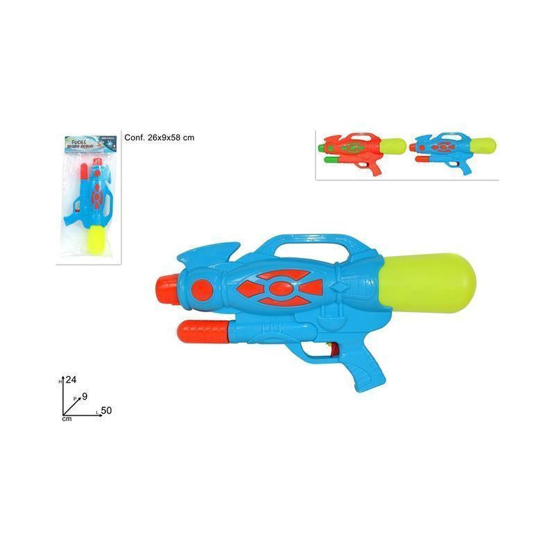 FUCILE ACQUA 2 COL . EAN 8034048222317 INGROSSO PISTOLE ACQUA E SPRUZZATORI