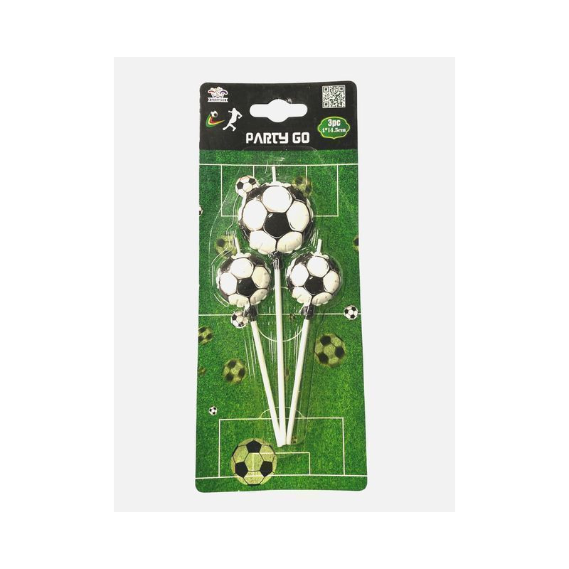 CANDELA A FORMA DI PALLONE DA CALCIO 3PZ EAN 8058617767559 INGROSSO CANDELE COMPLEANNO CANDELA A FORMA DI PALLONE DA CALCIO 3PZ EAN 8058617767559 INGROSSO CANDELE COMPLEANNO
