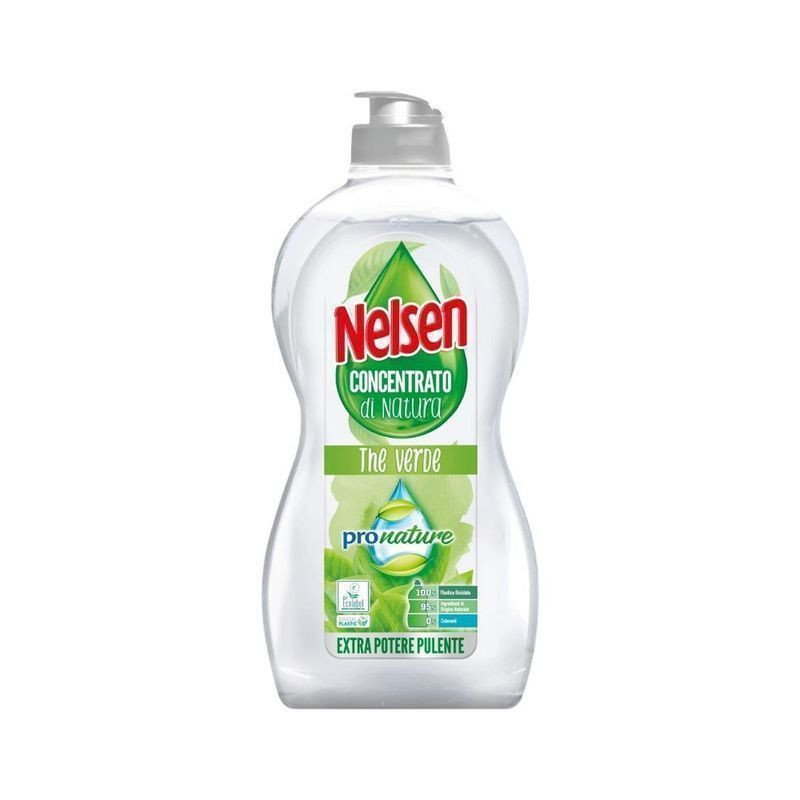 DETERSIVO PIATTI NELSEN 500ML CONC.GREEN EAN 8015100569281 INGROSSO DETERSIVI