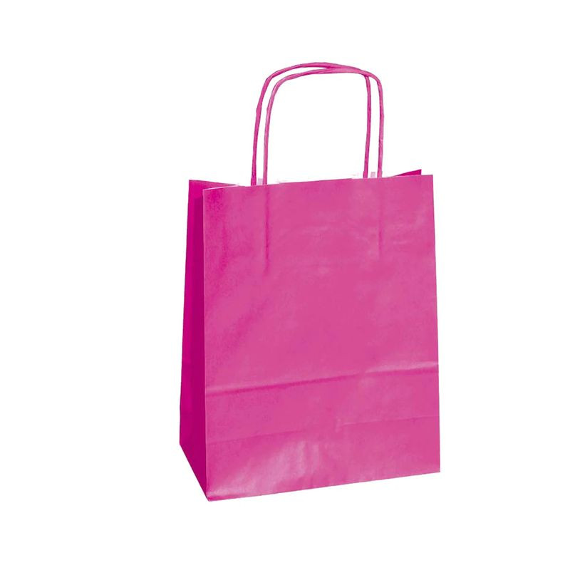 SHOPPER CARTA CM. 36X12X41 MAGENTA EAN 8029307073885 INGROSSO SACCHETTI E SHOPPER REGALO