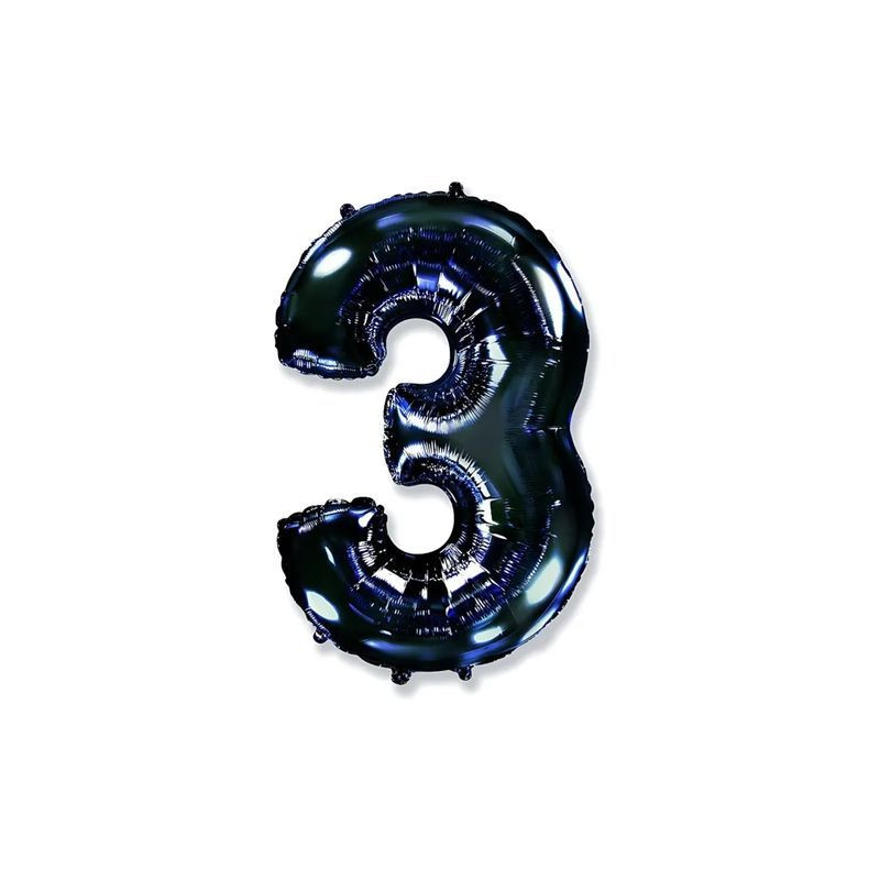 PALLONCINO MYLAR N. 3 NERO MEGA 40 EAN 8057200001759 INGROSSO PALLONCINI COMPLEANNO PALLONCINO MYLAR N. 3 NERO MEGA 40 EAN 8057200001759 INGROSSO PALLONCINI COMPLEANNO