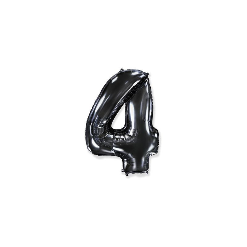 PALLONCINO MYLAR N. 4 NERO MEGA 40 EAN 8057200001766 INGROSSO PALLONCINI COMPLEANNO PALLONCINO MYLAR N. 4 NERO MEGA 40 EAN 8057200001766 INGROSSO PALLONCINI COMPLEANNO