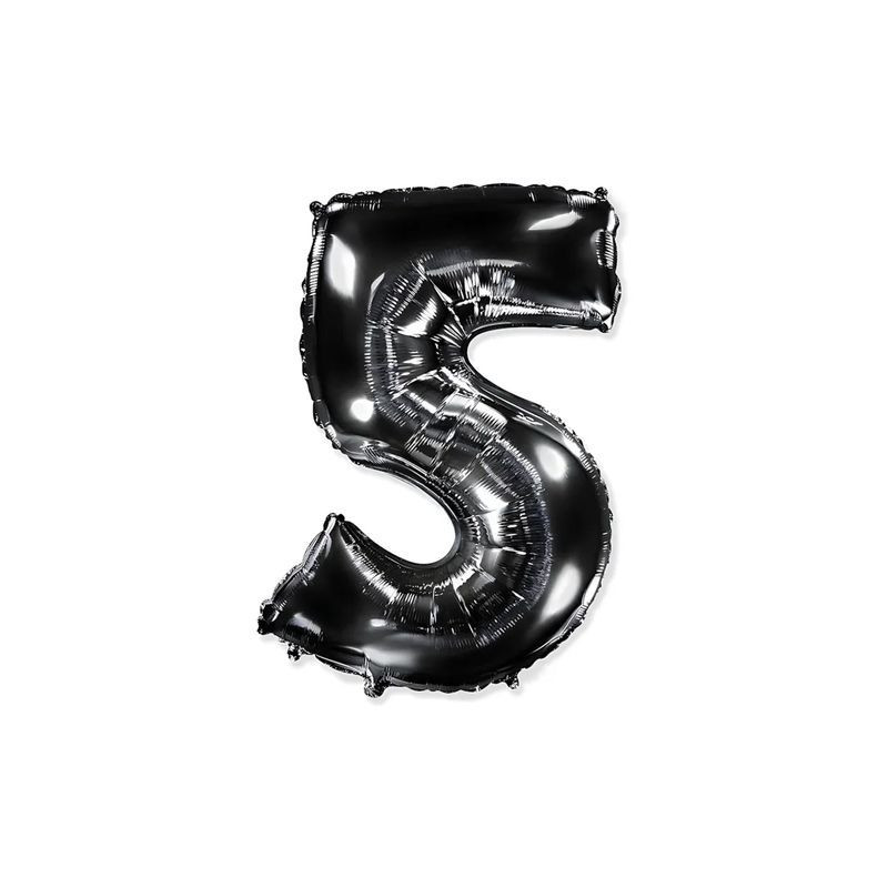 PALLONCINO MYLAR N. 5 NERO MEGA 40 EAN 8057200001773 INGROSSO PALLONCINI COMPLEANNO PALLONCINO MYLAR N. 5 NERO MEGA 40 EAN 8057200001773 INGROSSO PALLONCINI COMPLEANNO