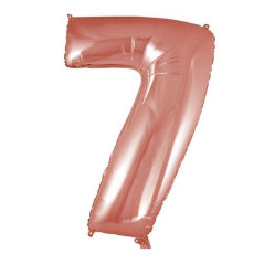 INGROSSO FESTA E PARTY PALLONCINO MYLAR N. 7 ROSA G. MEGA 101CM 8050195402372 ARTICOLI PER FESTE PALLONCINI COMPLEANNO