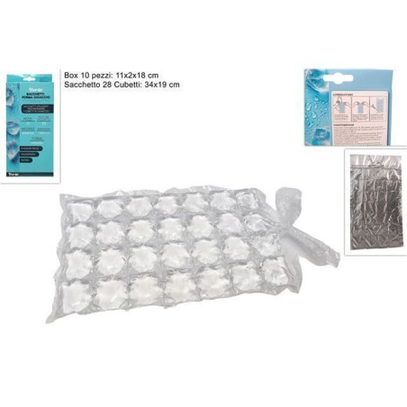 INGROSSO CASALINGHI SACCHETTI FORMAGHIACCIO 10PZ DA 28 CUBET 8034048658154 ATTREZZI CUCINA ACCESSORI CUCINA