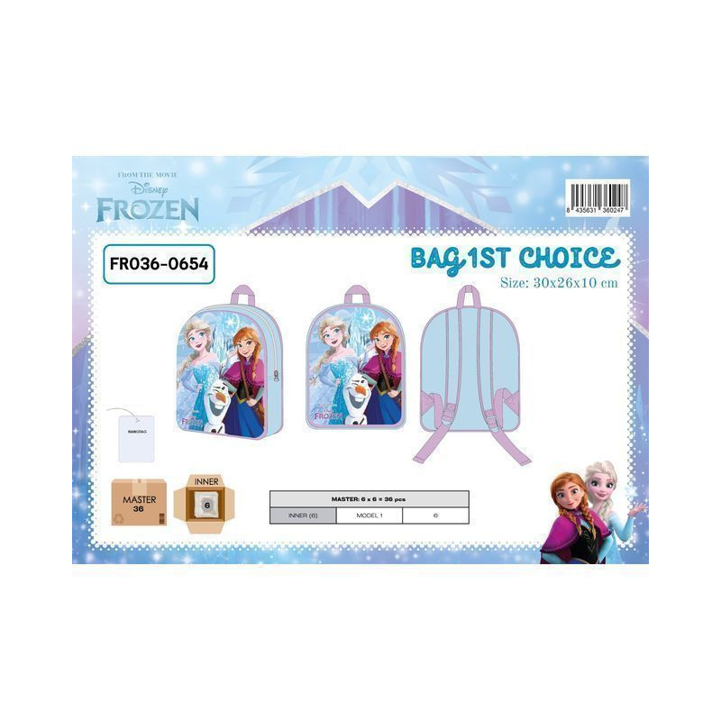 ZAINO 1 TASCA 30X26X10 FROZEN EAN 8435631360247 INGROSSO ZAINI SCUOLA ZAINO 1 TASCA 30X26X10 FROZEN EAN 8435631360247 INGROSSO ZAINI SCUOLA