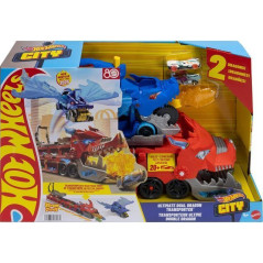INGROSSO MODELLINI HOT WHEELS DRAGO TRASPORTATORE TRSFORM. 0194735264179 MACCHININE MODELLINI AUTO