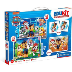 INGROSSO GIOCATTOLI EDUKIT 4IN1 PAW PATROL 18291 8005125182916 PUZZLE PUZZLE CLASSICI