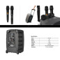 WIRELESS SPEAKER TROLLEY C/2 MICROFONI EAN 0047663711393 INGROSSO ACCESSORI MUSICALI WIRELESS SPEAKER TROLLEY C/2 MICROFONI EAN 0047663711393 INGROSSO ACCESSORI MUSICALI