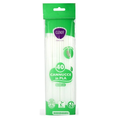 CANNUCCE PLASTICA BIANCHE PZ.40 EAN 8052219620373 INGROSSO ACCESSORI CUCINA