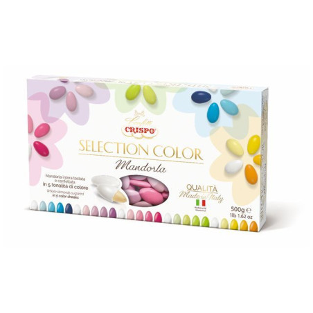 CONFETTI SELECTION MANDORLA ROSA 500GR EAN 8005085728933 INGROSSO CONFETTI
