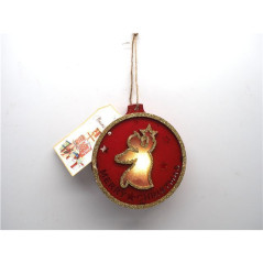 INGROSSO ARTICOLI NATALIZI PALLA DA APP. H.11/D.2.7 CM. C/LUCE/ANG. 8021029275141 ADDOBBI ALBERO NATALE APPENDINI NATALIZI