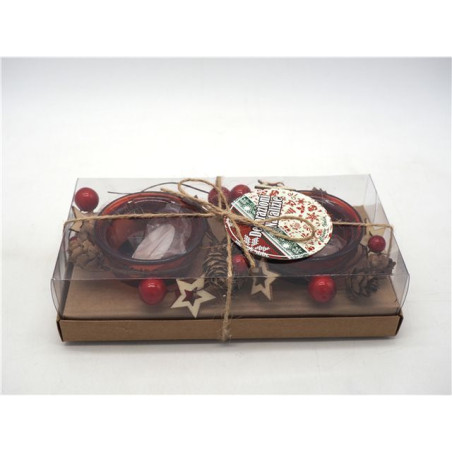 INGROSSO ARTICOLI NATALIZI CONFEZ. C/2P.CAND.VETRO ROSSI C/2GIROC. 8021029149770 ARTICOLI DI NATALE CANDELE E LAMPADE NATALIZIE