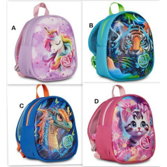 INGROSSO CARTOLERIA ZAINO SMALL SJ GANG FANCY ANIMALS 8055714324425 BORSE E ZAINI SCUOLA ZAINI SCUOLA