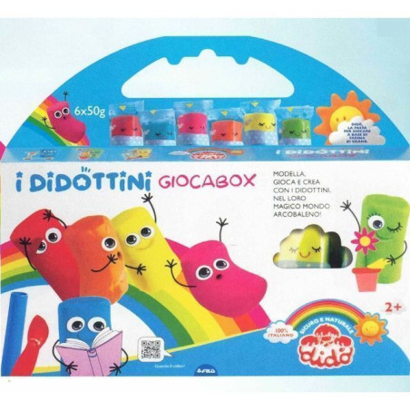 DIDO DIDOTTINI 6 X 50G EAN 8000144010769 INGROSSO PASTA PER MODELLARE DIDO