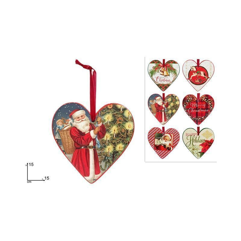APPENDINO CUORE CERAMICA 15CM DEC. NATAL EAN 8053482402260 INGROSSO APPENDINI NATALIZI APPENDINO CUORE CERAMICA 15CM DEC. NATAL EAN 8053482402260 INGROSSO APPENDINI NATALIZI