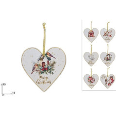 INGROSSO ARTICOLI DI NATALE APPENDINO QUADRETTO CUORE DEC. NATALIZIO 8053482402017 ADDOBBI ALBERO NATALE APPENDINI NATALIZI