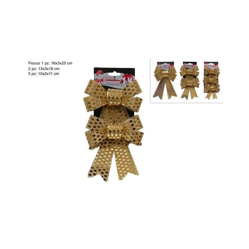 FIOCCHI 3 ASS. LAMINATO ROMBI ORO EAN 8053482306940 INGROSSO NASTRI NATALIZI PER ADDOBBO FIOCCHI 3 ASS. LAMINATO ROMBI ORO EAN 8053482306940 INGROSSO NASTRI NATALIZI PER ADDOBBO