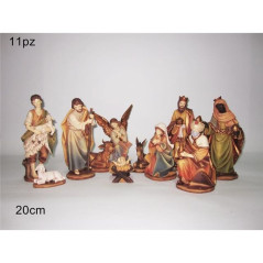 INGROSSO ARTICOLI DI NATALE NATIVITA CM.20 PZ.11 8033113159497 PRESEPE E ACCESSORI PERSONAGGI PER IL PRESEPE E ANIMALI