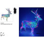 RENNA RAINBOW 90CM 115LED C/LUCI B.CO FR EAN 8053482310046 INGROSSO LUCI NATALIZIE RENNA RAINBOW 90CM 115LED C/LUCI B.CO FR EAN 8053482310046 INGROSSO LUCI NATALIZIE