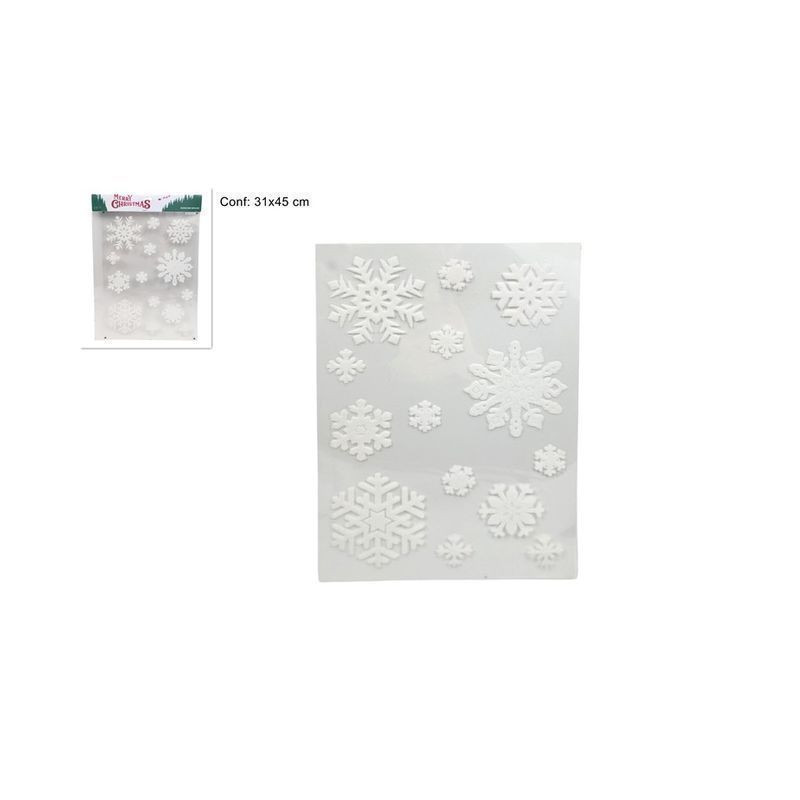 VETROFANIA FIOCCO DI NEVE EAN 8053482381046 INGROSSO VETROFANIE