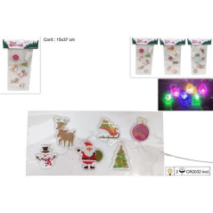 INGROSSO ARTICOLI DI NATALE VETROFANIA SOGGETTI NATALIZI C/LUCE 3ASS 8053482387574 DECORAZIONI NATALIZIE VETROFANIE