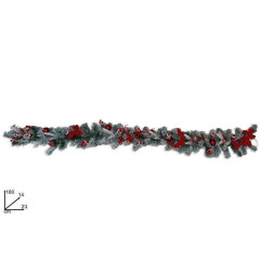 INGROSSO ARTICOLI DI NATALE GHIRLANDA INNEVATA C/PACCHI REGALO 180CM 8053482285146 DECORAZIONI NATALIZIE OGGETTISTICA NATALIZIA