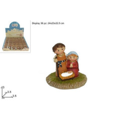 INGROSSO ARTICOLI DI NATALE MINI NATIVITA BAMBINI 3X3